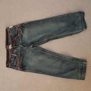 JouJou cropped Jean's 98% cotton 2% spandex Jr size 7/8